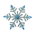 Alloy Jewelry Christmas Snowflake Brooch Gift
