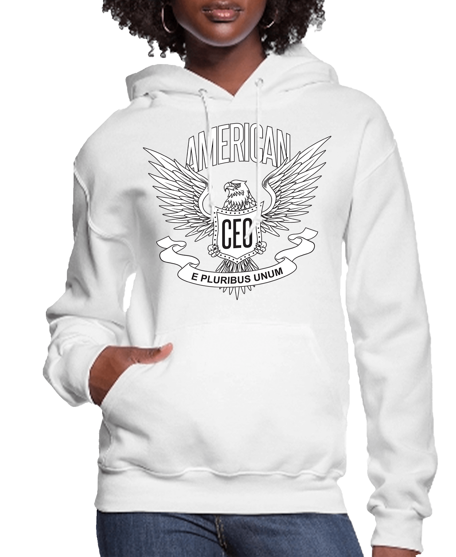 American CEO Patriotic Eagle Women’s Hoodie | Streetwear