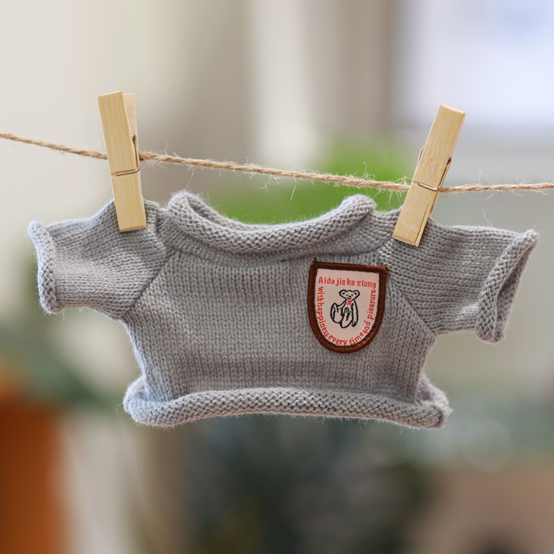 Cotton Sweater Costume for Bear Dolls