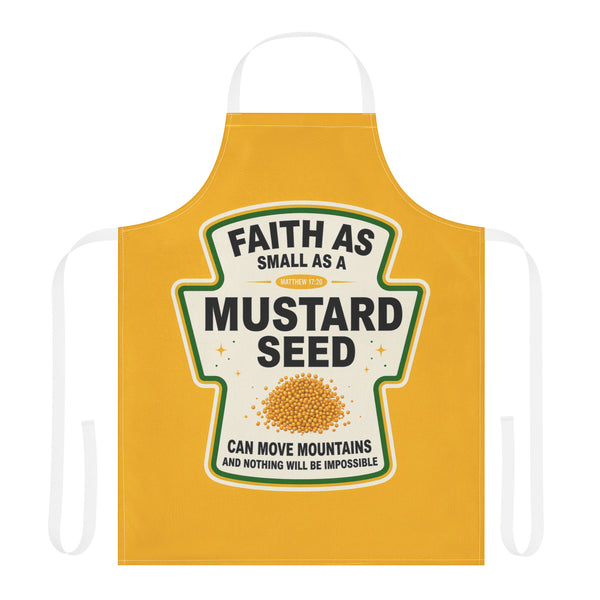 Anointed Attire Faith as a Mustard Seed Christian Apron - Matthew 17:20