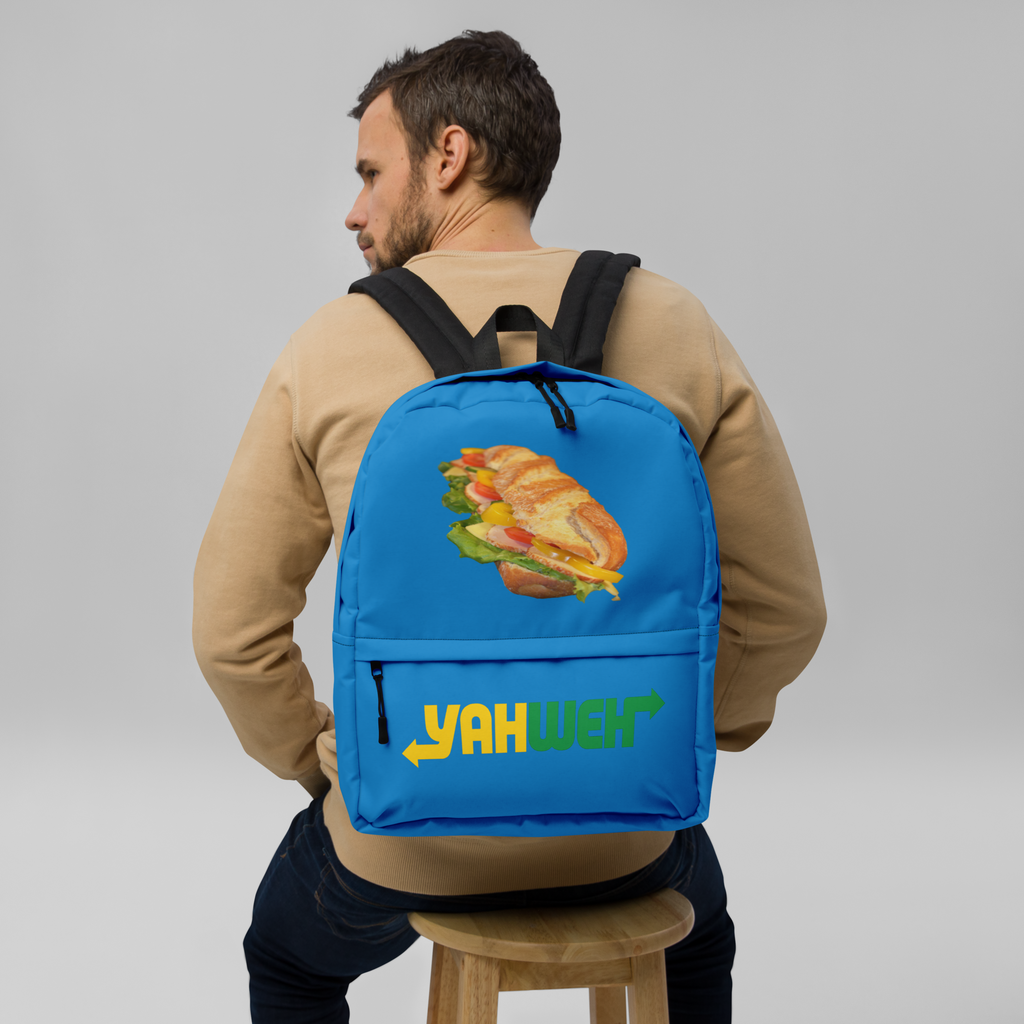Anointed Attire Yahweh Sandwich Christian Backpack