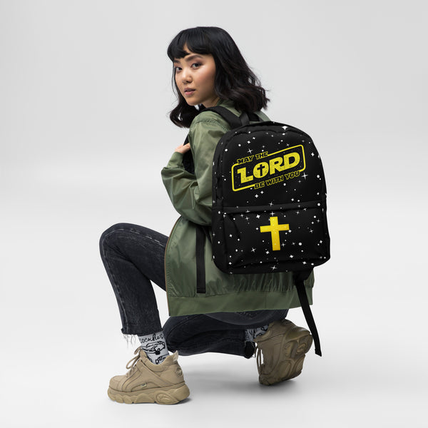Anointed Attire May the Lord Be With You Christian Backpack