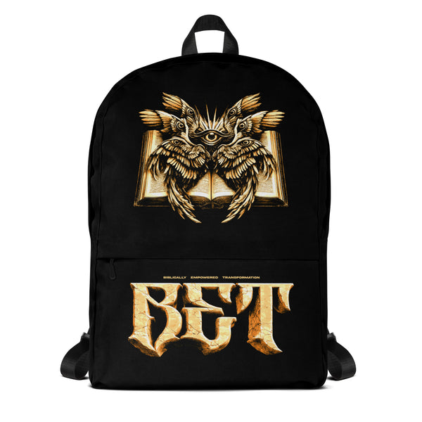 Anointed Attire BET Biblically Empowered Transformation Christian Backpack