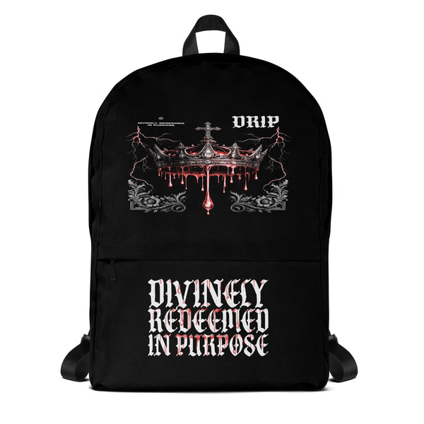 Anointed Attire DRIP Christian Backpack - Divinely Redeemed In Purpose