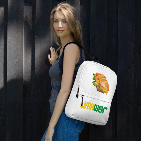 Anointed Attire Yahweh Sandwich Christian Backpack