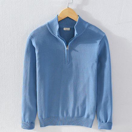 Apollo 007 Turtleneck Cardigan Sweater (One Piece)