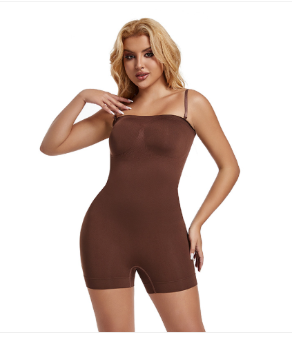 Female Chest Wrapped Detachable Shoulder Strap Jumpsuit Thong