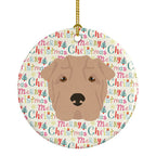 Shar Pei Merry Christmas Ceramic Ornament