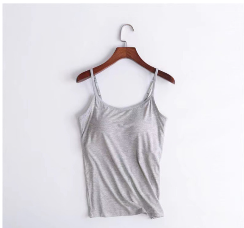 Women's Camisole with Built-In Padded Bra (Single)