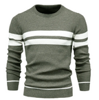 Men's Striped Sweater for Autumn/Winter (One Piece)