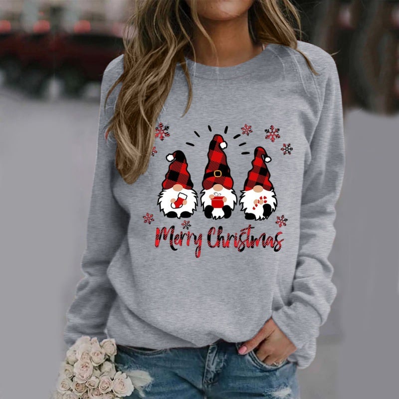 Women's Winter Round Christmas Hoodie | Streetwear