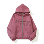 Thickened Plush Hooded Sweater for American Style