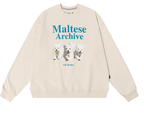 Women's Retro Fleece Sweater with Unique Design