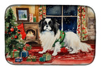 Japanese Chin Cozy Christmas Dish Drying Mat