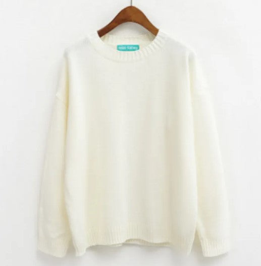 Candy Colors Pullover Sweater | Streetwear