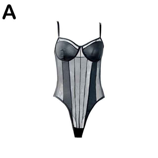 Deep V-Neck Adjustable Strap Shapewear Bodysuit