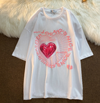 Women's Loose-Fit Thin Long Sleeve Love Sweater