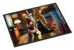 Belgian Sheepdog and Santa Claus Doormat