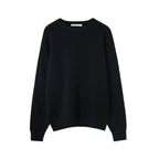 Black Knitted Interlock Pullover Coat Top | Streetwear