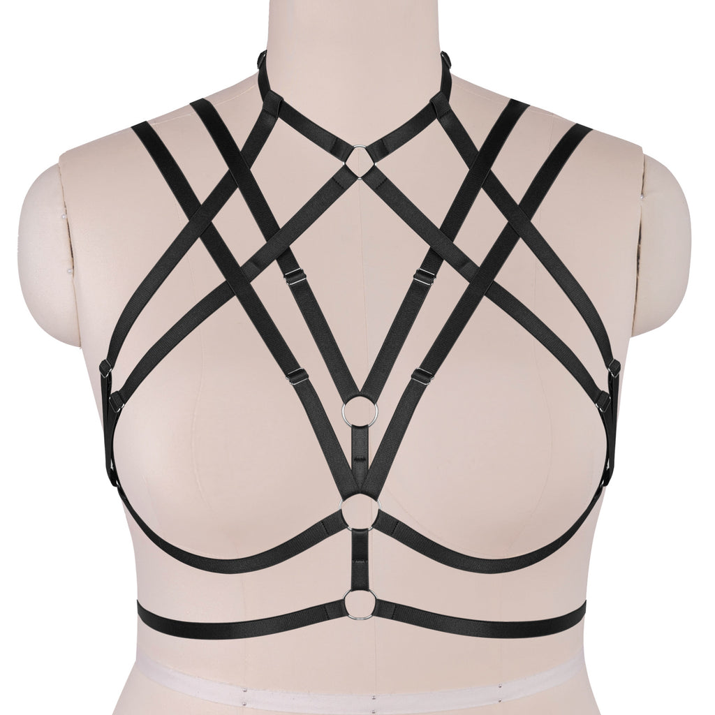 Lace-Up Bralette Top for Plus Size Women