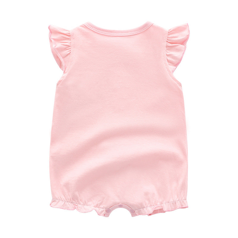 Baby Cotton Bodysuit Set for Summer (0-2 Years Old)
