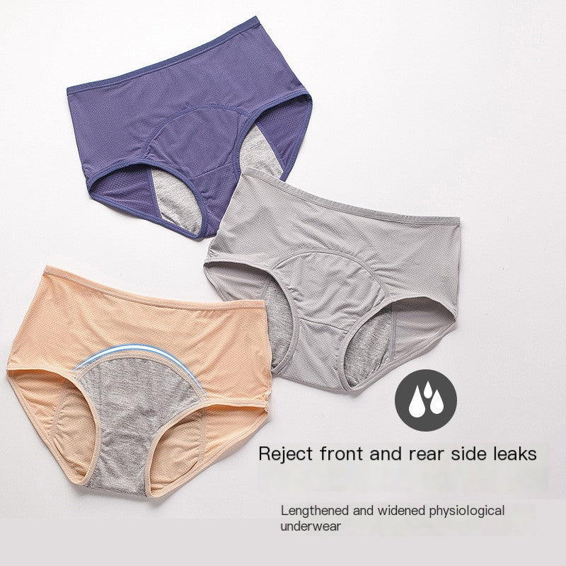 High-Waisted Leak-Proof Period Panties for Women