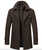Cold-Resistant Plus Cotton Woolen Men's Jacket