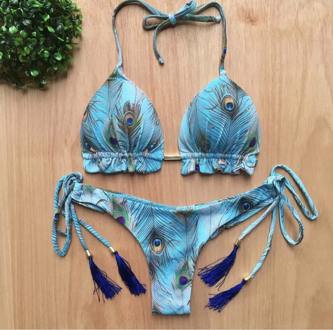 2021 Brazilian Women's Print Bikini in 33 Colors