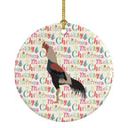 Kulang Chicken Christmas Ceramic Ornament