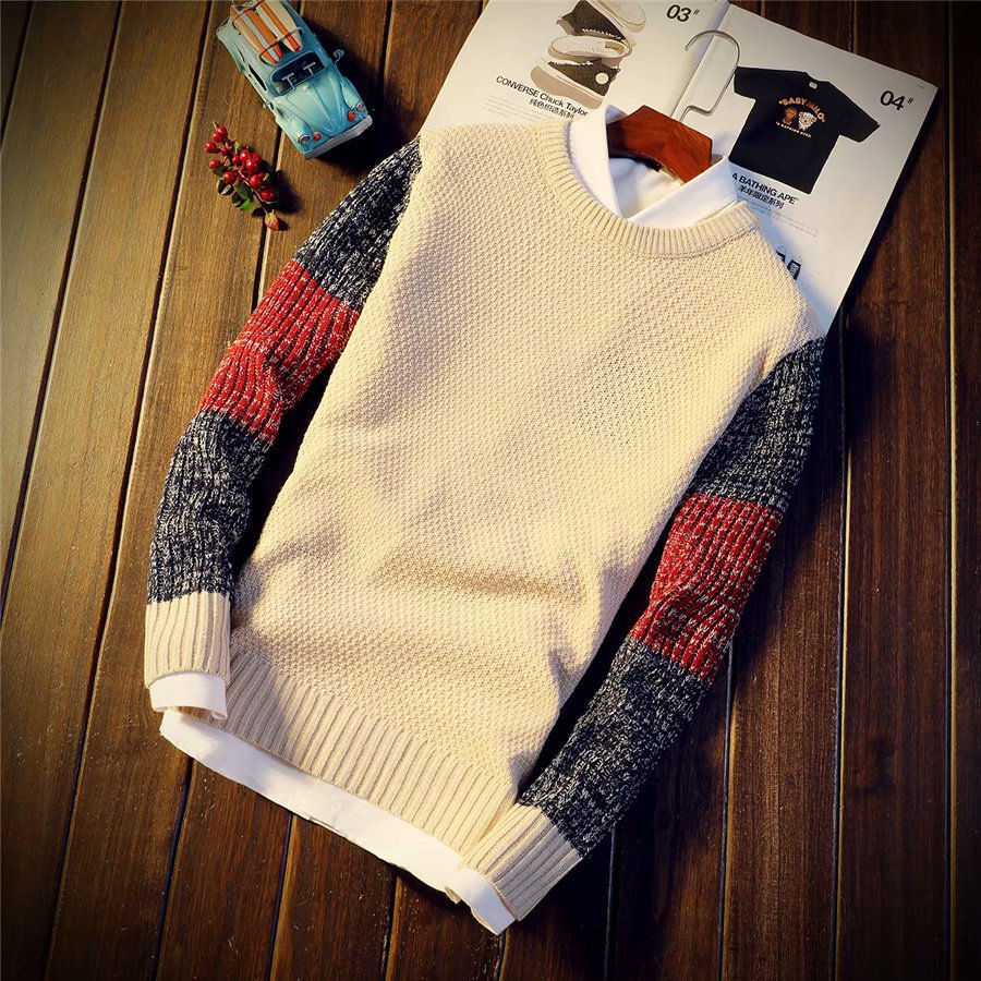 Men's Casual Round Neck Fashion Sweater