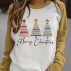 3D Printed Christmas Tree Pattern Women's Sweater