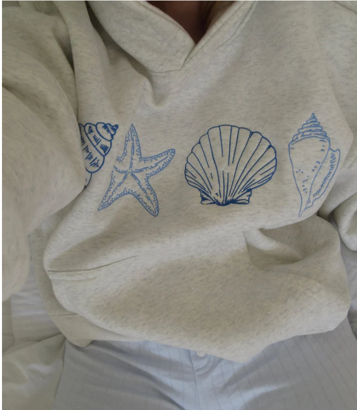 Casual Chic Drop-Shoulder Printed Sweater