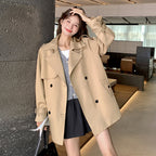 Slimming Casual Coat for Women in Solid Colors