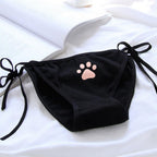 Cute Lolita Animation Print Low Waist Ladies Panties