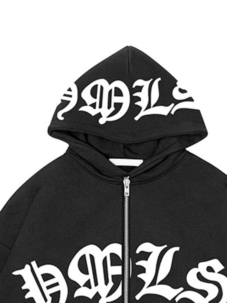 Y2K Vintage Hip Hop Jacket for Women - Casual Hoodie | Streetwear