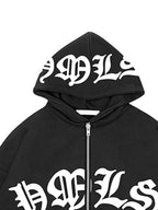 Y2K Vintage Hip Hop Jacket for Women - Casual Hoodie | Streetwear