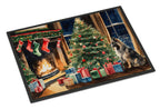 Keeshond Cozy Christmas Doormat