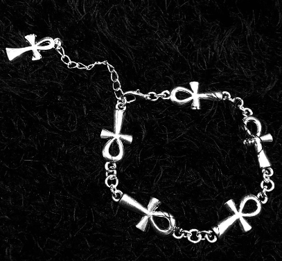 Gothic Vampire Cross Bracelet