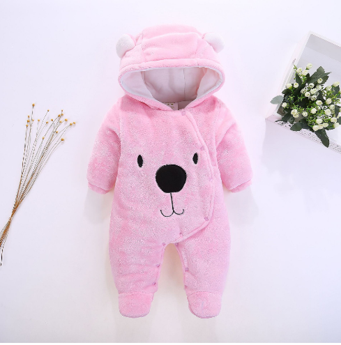 Thick Baby Bodysuit for Fall and Winter Wear