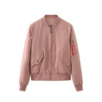 Women's Baseball Bomber Jacket for Spring & Autumn