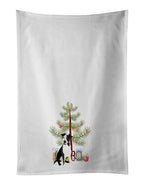 Pit Bull Black #2 Christmas Kitchen Towel Set of 2