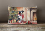 Australian Shepherd Christmas Throw Pillow