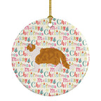 Exotic Shorthair #1 Cat Christmas Ceramic Ornament