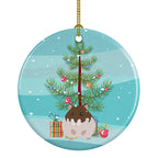 Dzungarian Hamster Merry Christmas Ceramic Ornament