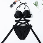 2023 Women's Color Block Bikini Swimwear (Wholesale)