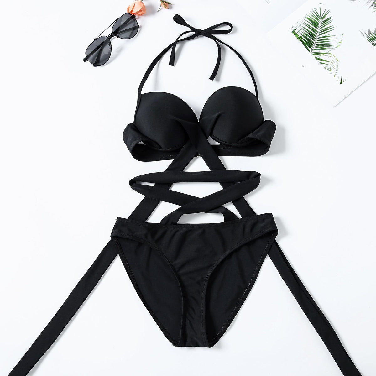 2023 Women's Color Block Bikini Swimwear (Wholesale)