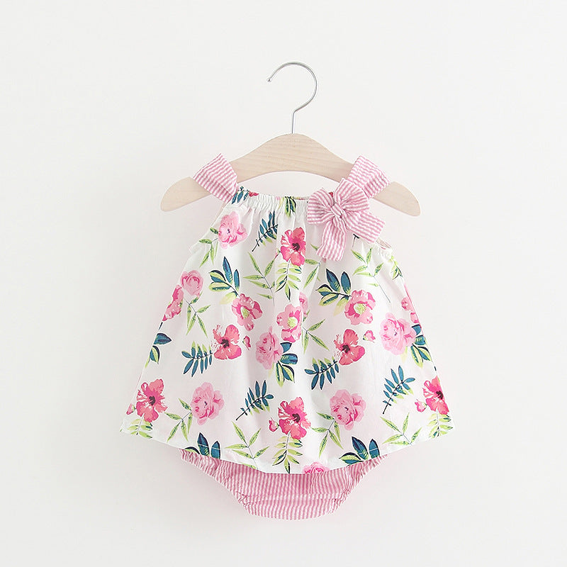 Floral Dress and Pants Set for Girls (Summer 2018)
