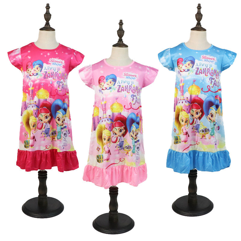 2023 Girls' Summer Dress and Sleepwear Collection