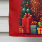 Irish Setter Holiday Christmas House Flag