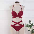 2023 Women's Color Block Bikini Swimwear (Wholesale)